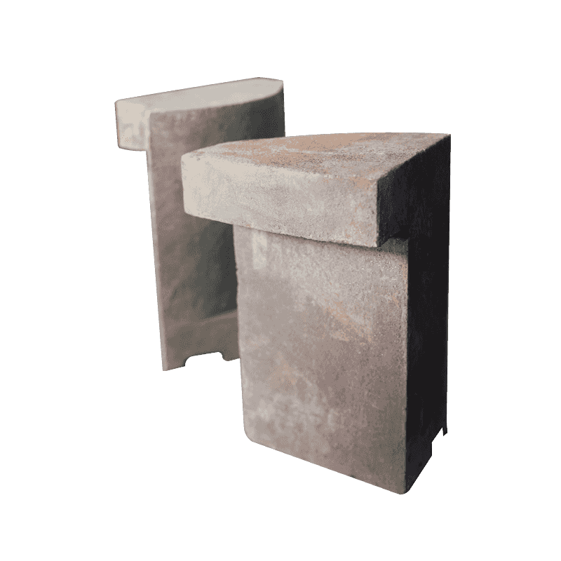 Lodret aksel stødknuser Høj krom perifer beskyttelsesplade