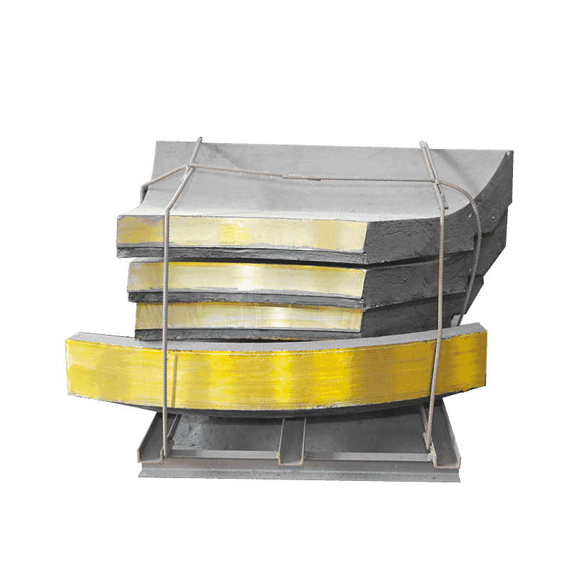 Høj kromforing til slagknuser